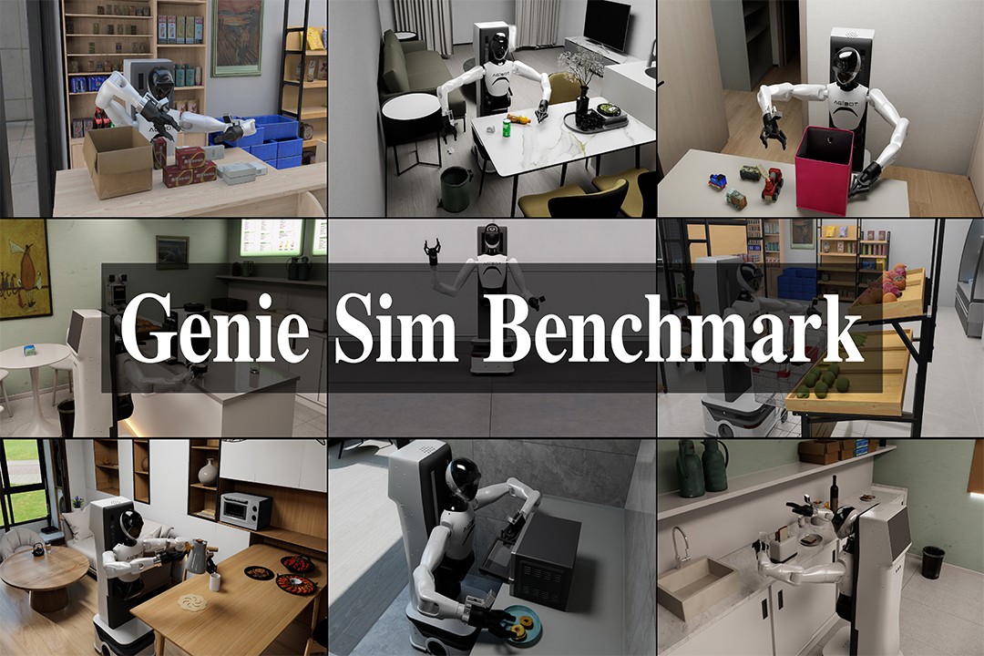 再掀开源浪潮！1XBET国际机器人发布并开源仿真评测工具Genie Sim Benchma...